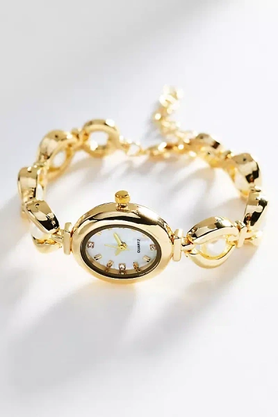 By Anthropologie Stone Watch Bracelet In White