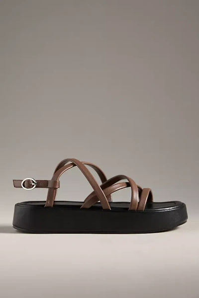 By Anthropologie Strappy Platform Sandals