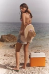 By Anthropologie Straw Lifeguard Hat