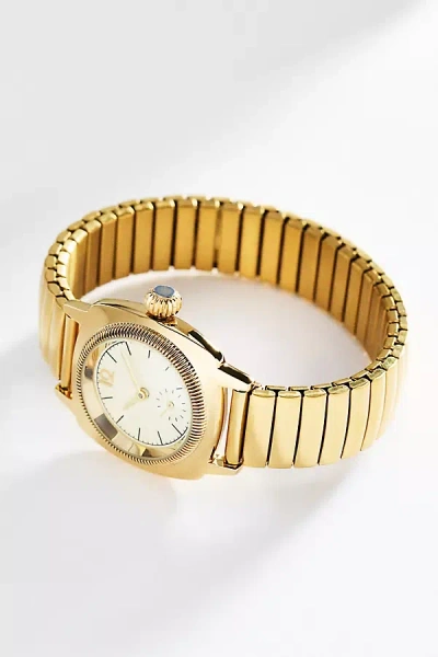 By Anthropologie Stretch Band Watch In Gold