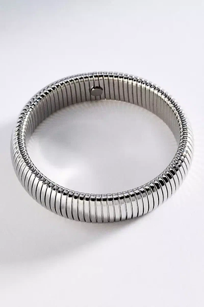 By Anthropologie Stretch Cuff Bracelet In Metallic