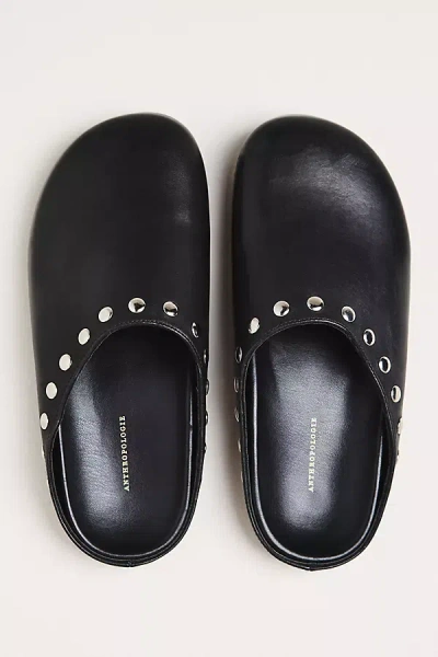 By Anthropologie Studded Clogs In Black