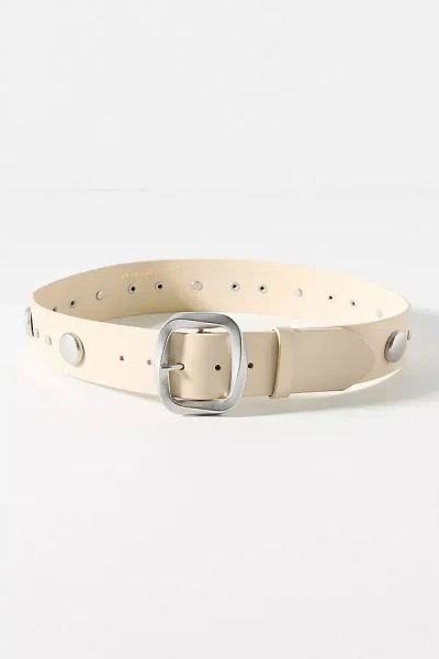 By Anthropologie Studded Wrapped Buckle Belt In Neutral