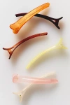 By Anthropologie Styling Clips, Set Of 6 In Multi