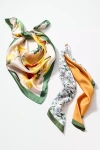 By Anthropologie Summer Fruits Printed Hair Scarves, Set Of 2