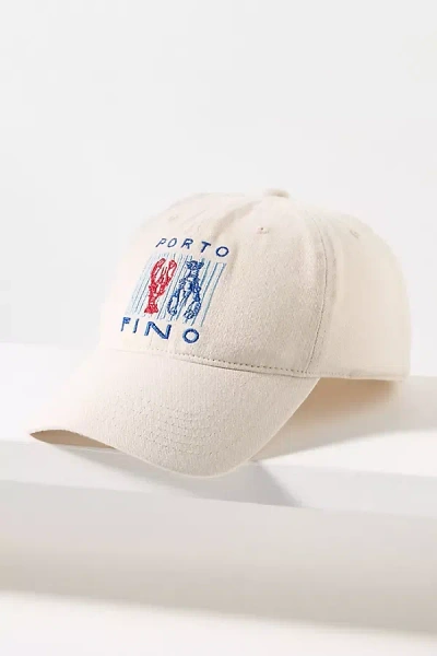 By Anthropologie Summer Icon Baseball Cap In Beige