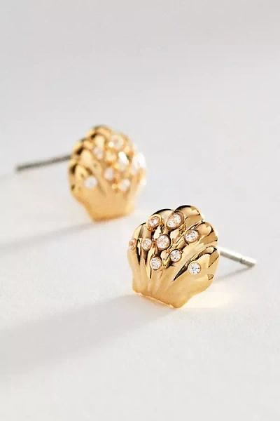 By Anthropologie Summer Icon Post Earrings In Gold