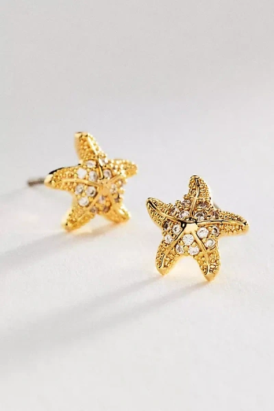 By Anthropologie Summer Icon Post Earrings In Gold