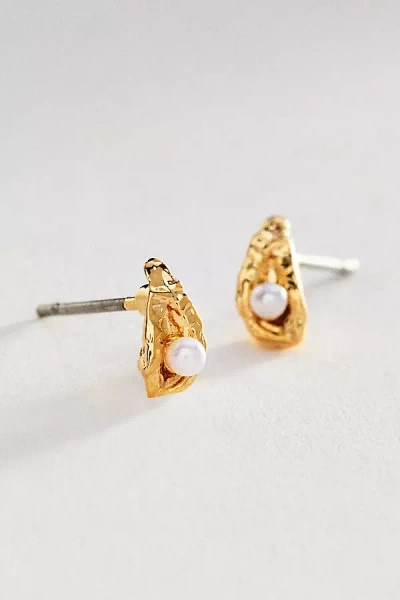 By Anthropologie Summer Icon Post Earrings In Gold