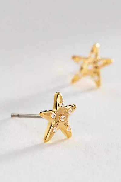 By Anthropologie Summer Icon Post Earrings In Gold