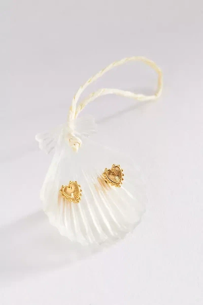 By Anthropologie Summer Icon Post Earrings In Gold