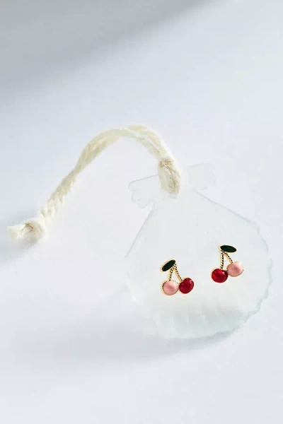 By Anthropologie Summer Icon Post Earrings In Metallic