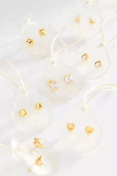 By Anthropologie Summer Icon Post Earrings In Multi