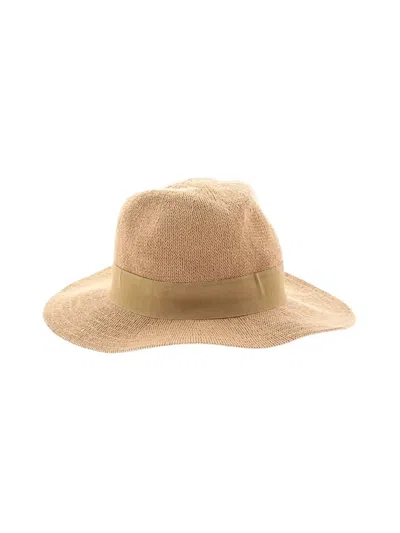 Pre-owned By Anthropologie Sun Hat In Tan