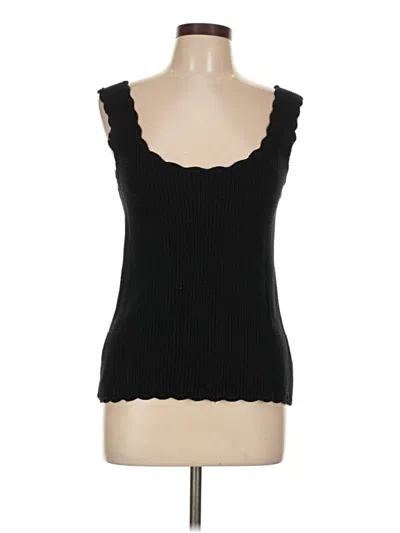 Pre-owned By Anthropologie Sweater Vest In Black