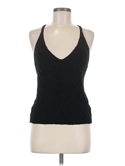 Pre-owned By Anthropologie Sweater Vest In Black