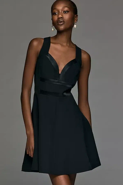 By Anthropologie Sweetheart Buckle Mini Dress In Black