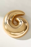 By Anthropologie Swirl Brooch In Gold