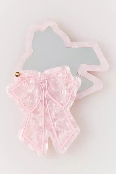 By Anthropologie Swivel Pocket Mirror In Pink