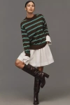 By Anthropologie Tall Block-heel Boots In Brown