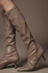 By Anthropologie Tall Stretch Boots In Beige