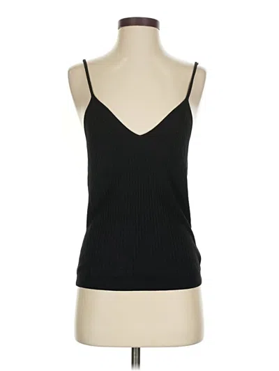 Pre-owned By Anthropologie Tank Top Black Halter Neckline Tops