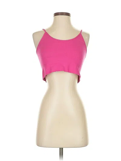 Pre-owned By Anthropologie Tank Top Pink Strapless Neckline Tops