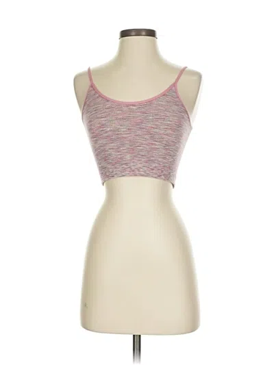 Pre-owned By Anthropologie Tank Top Pink Strapless Neckline Tops