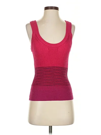 Pre-owned By Anthropologie Tank Top Pink Strapless Neckline Tops
