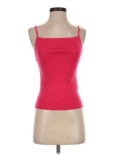 Pre-owned By Anthropologie Tank Top Red Strapless Neckline Tops