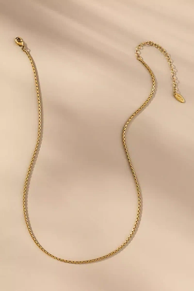 By Anthropologie Tennis Chain Necklace In Gold