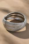 By Anthropologie Textured Chunky Bangle Bracelet In Gold