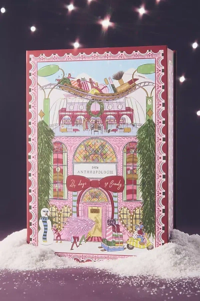 By Anthropologie The 24 Days Of Beauty Advent Calendar In Pink