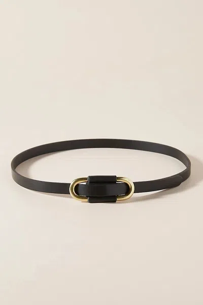 By Anthropologie The Blake Skinny Belt In Black