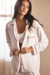 By Anthropologie Buttondown Pyjama Shirt In White