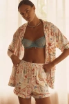 By Anthropologie The Briar Piped Pajama Shorts