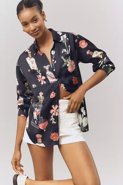 By Anthropologie The Brielle Relaxed Buttondown Blouse