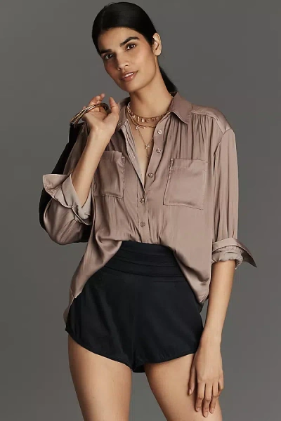 By Anthropologie The Brielle Relaxed Buttondown Blouse