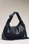 By Anthropologie The Brigitte Fringe Satchel By Melie Bianco In Black