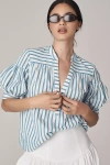 By Anthropologie Popover Swing Top In Blue