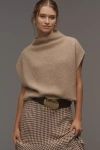By Anthropologie The Enza Cashmere Poncho Sweater Vest