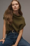 By Anthropologie The Enza Cashmere Poncho Sweater Vest