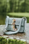 By Anthropologie The Fiona Beaded Bag: Animal Edition In Gray