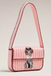 By Anthropologie The Fiona Beaded Bag: Animal Edition In Pink