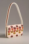 By Anthropologie The Fiona Beaded Bag: Floral Edition