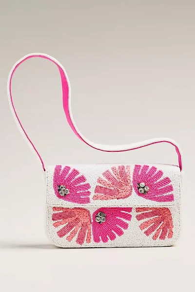 By Anthropologie The Fiona Beaded Bag: Floral Edition In Multi