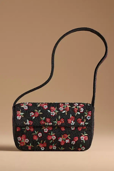 By Anthropologie The Fiona Beaded Bag: Floral Edition In Multicolor