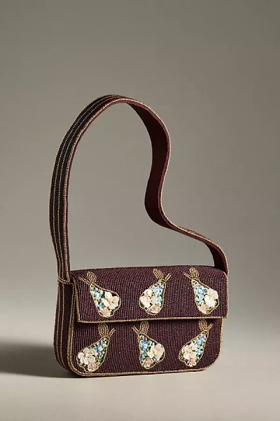 By Anthropologie The Fiona Beaded Bag: Food & Drink Edition