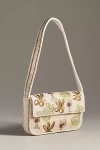 By Anthropologie The Fiona Beaded Bag: Food & Drink Edition In Beige