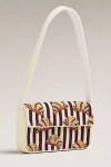 By Anthropologie The Fiona Beaded Bag: Food & Drink Edition In Brown